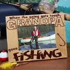 Go Fishing Wood Picture Frame